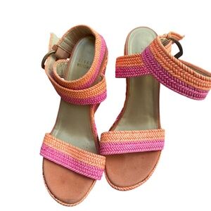 Stuart Weitzman Sherbert Laniard Wedge